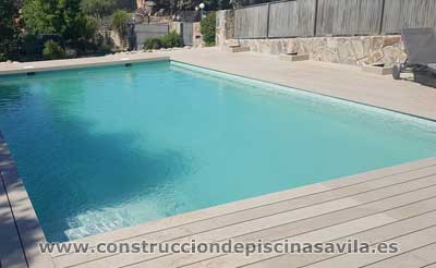Construcción Piscinas de Obra de Gresite Ávila