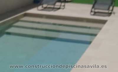 Construcción Piscinas de Obra de Porcelánico Ávila